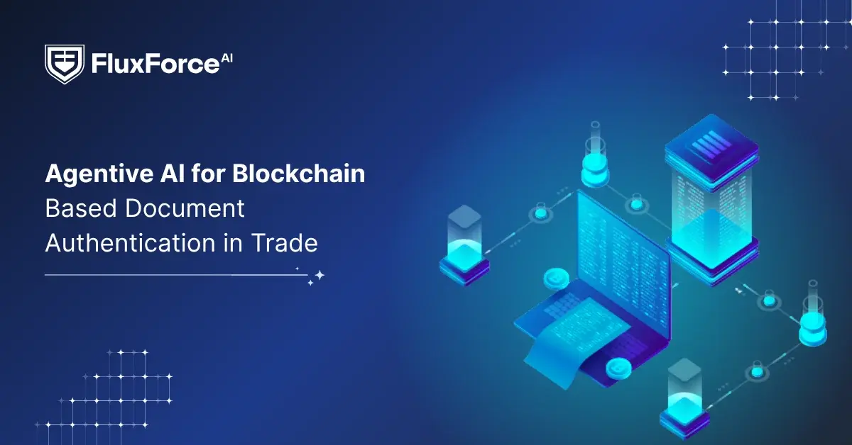 Agentive AI for Blockchain Based Document Authentication in Trade