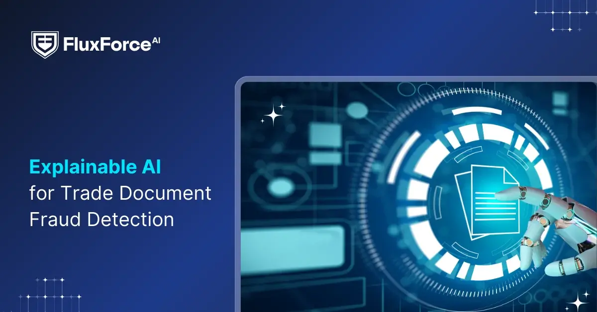 Explainable AI for Trade Document Fraud Detection 