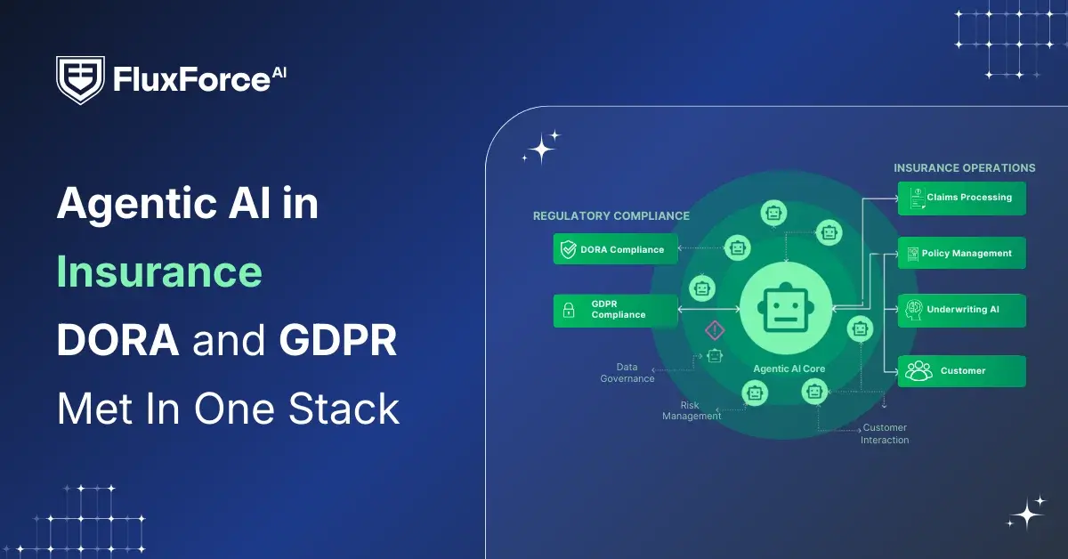 Agentic AI in Insurance: DORA and GDPR Met In One Stack