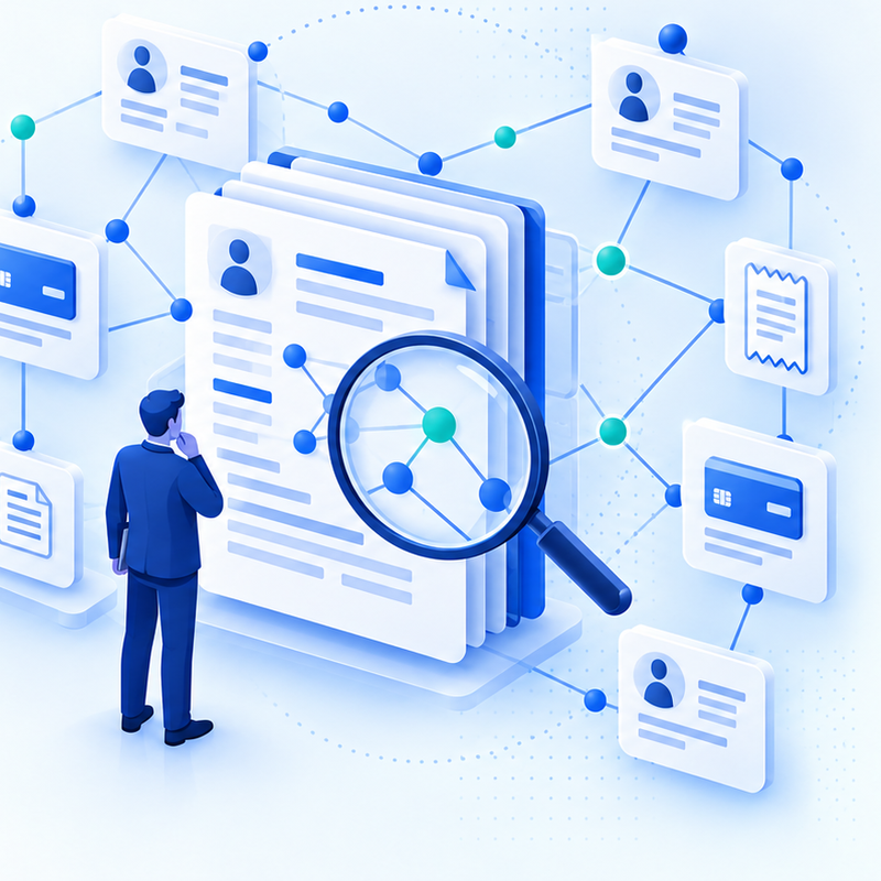 Documented graph relationships and an evidence case prepared for analyst review