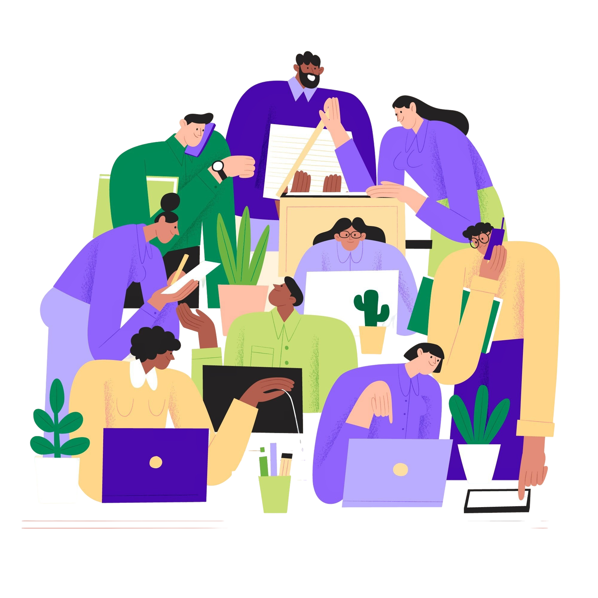 hand-drawn-busy-office-template