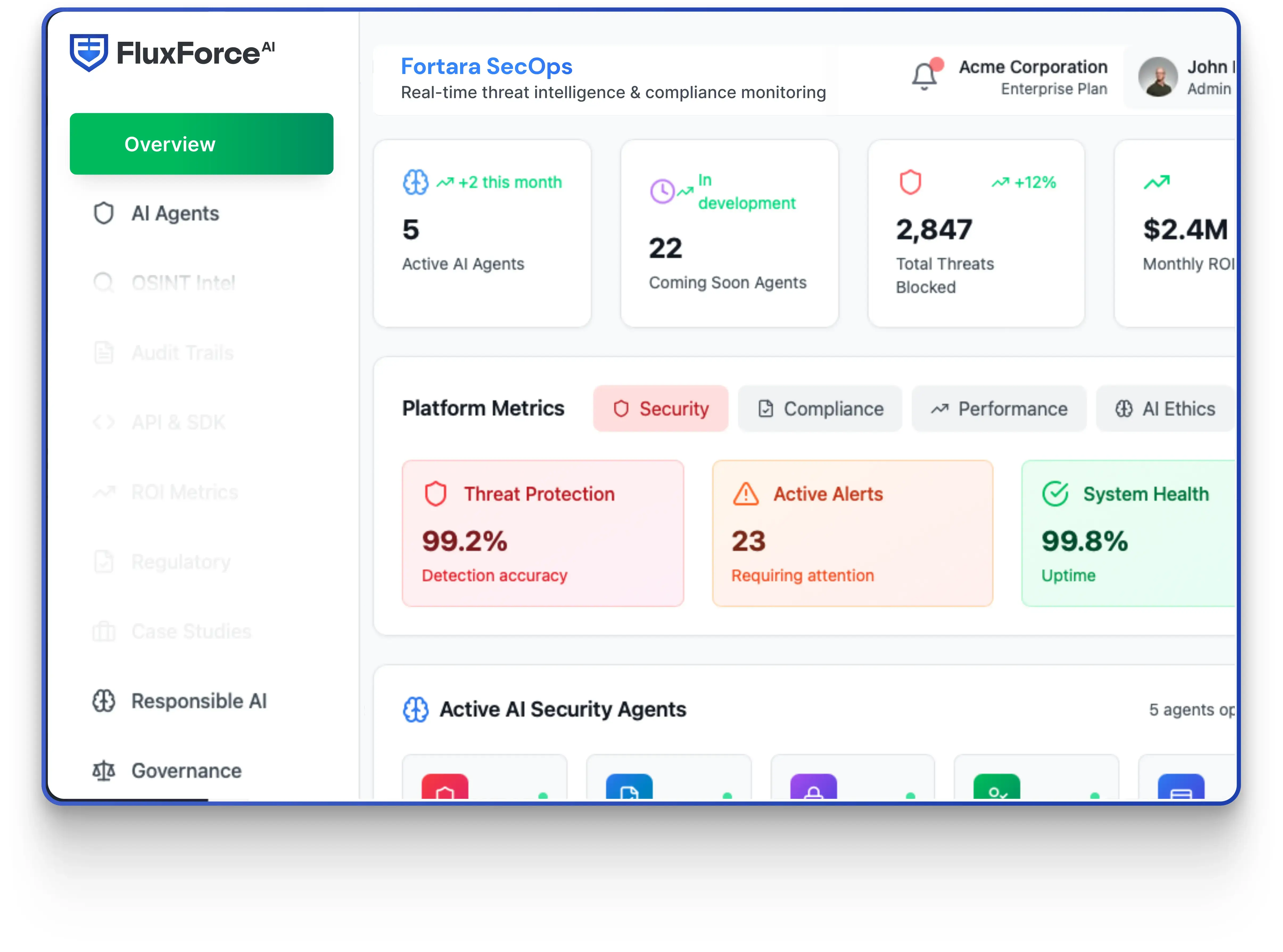 Dashboard screenshot (center)